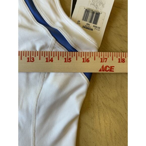 NEW Nike Dry-Fit Dress Tennis Pickleball , Swoosh, Preppy, White Small TALL LONG - Picture 7 of 16